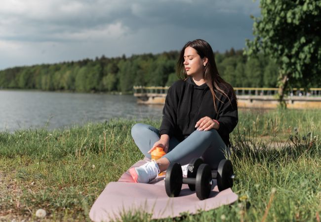 Person building small daily habits for a better, healthier lifestyle